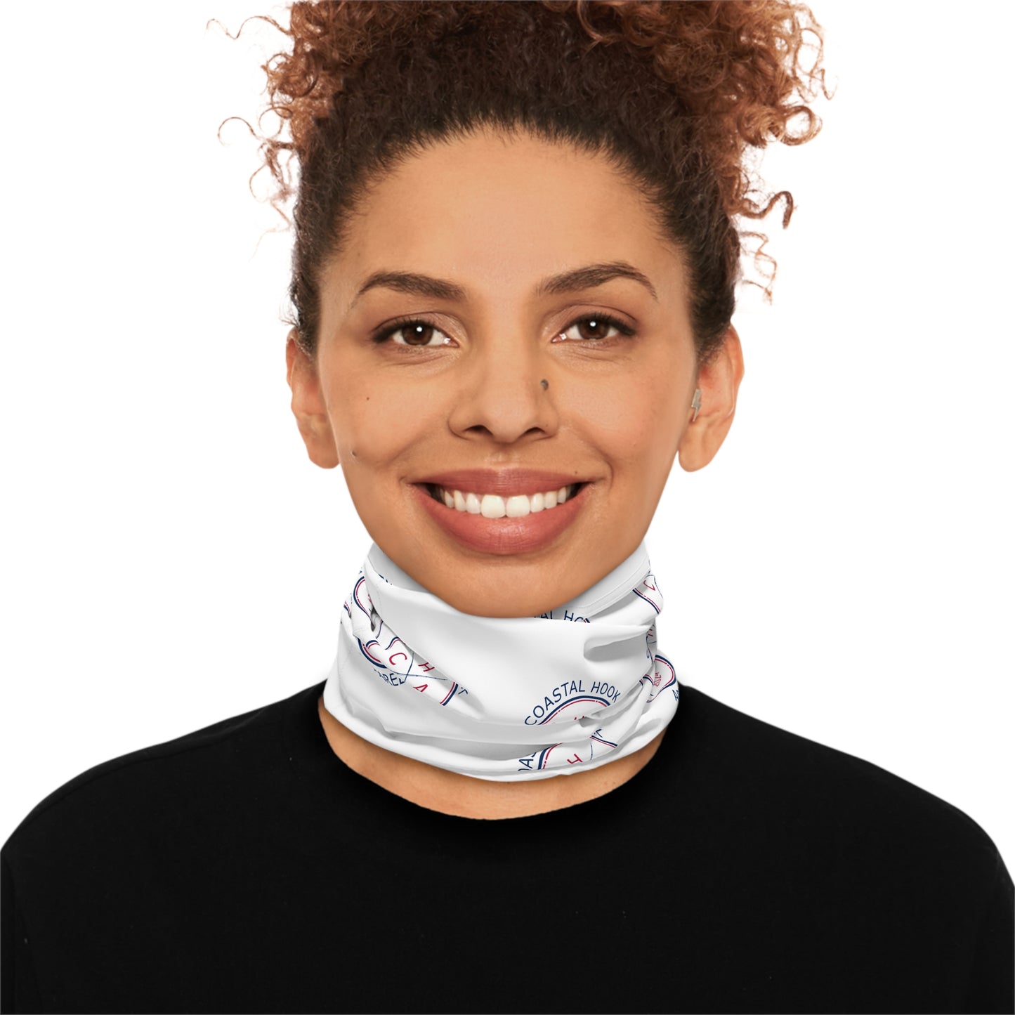 CHA Logo Lightweight Neck Gaiter - White