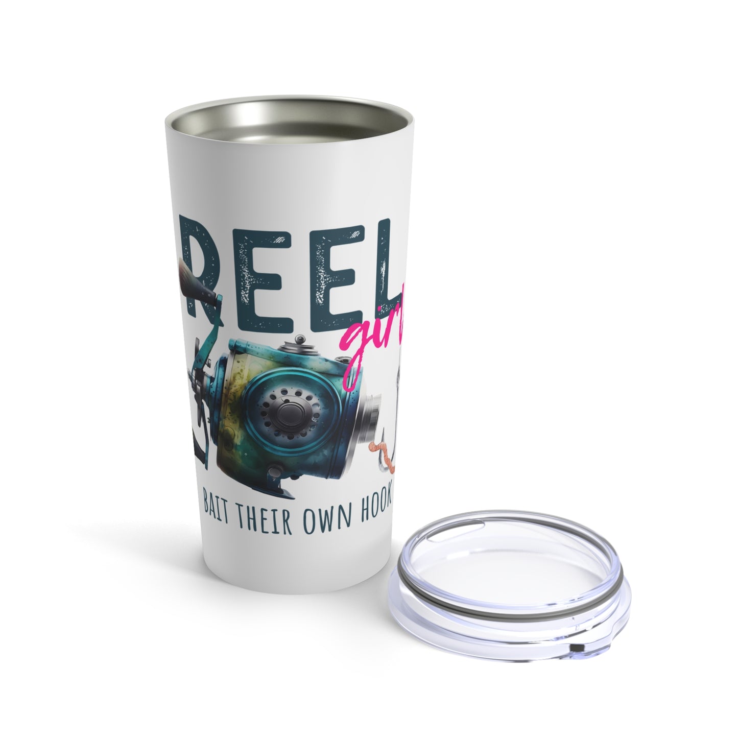 Reel Girls Tumbler 20oz - White