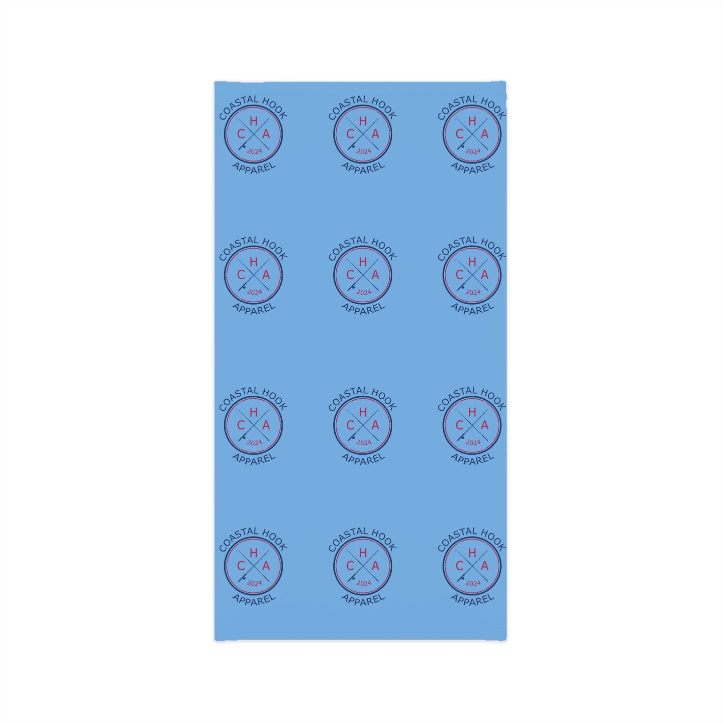 CHA Logo Lightweight Neck Gaiter - Light Blue