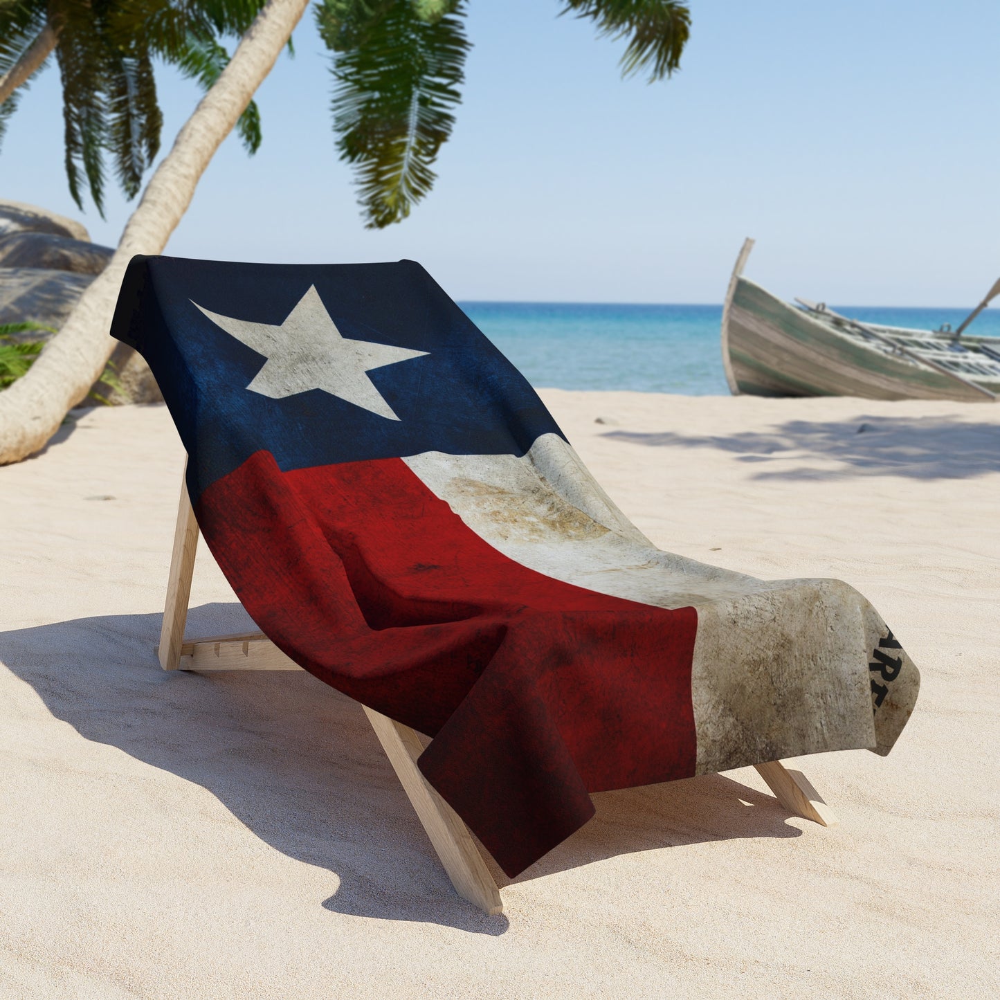 Texas Flag Oversized Giant Beach/Pool Towel