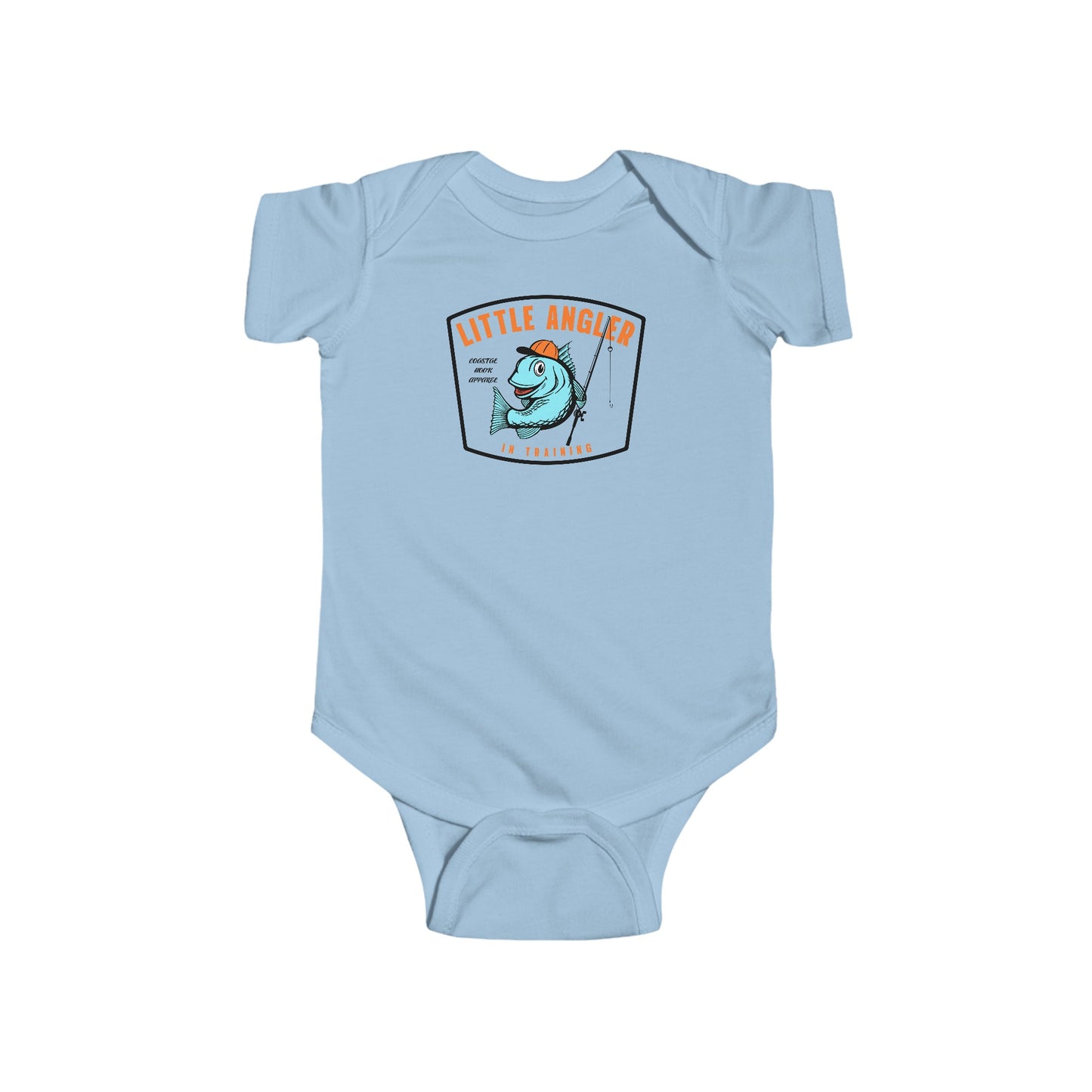 Little Angler In Training Infant Onesie