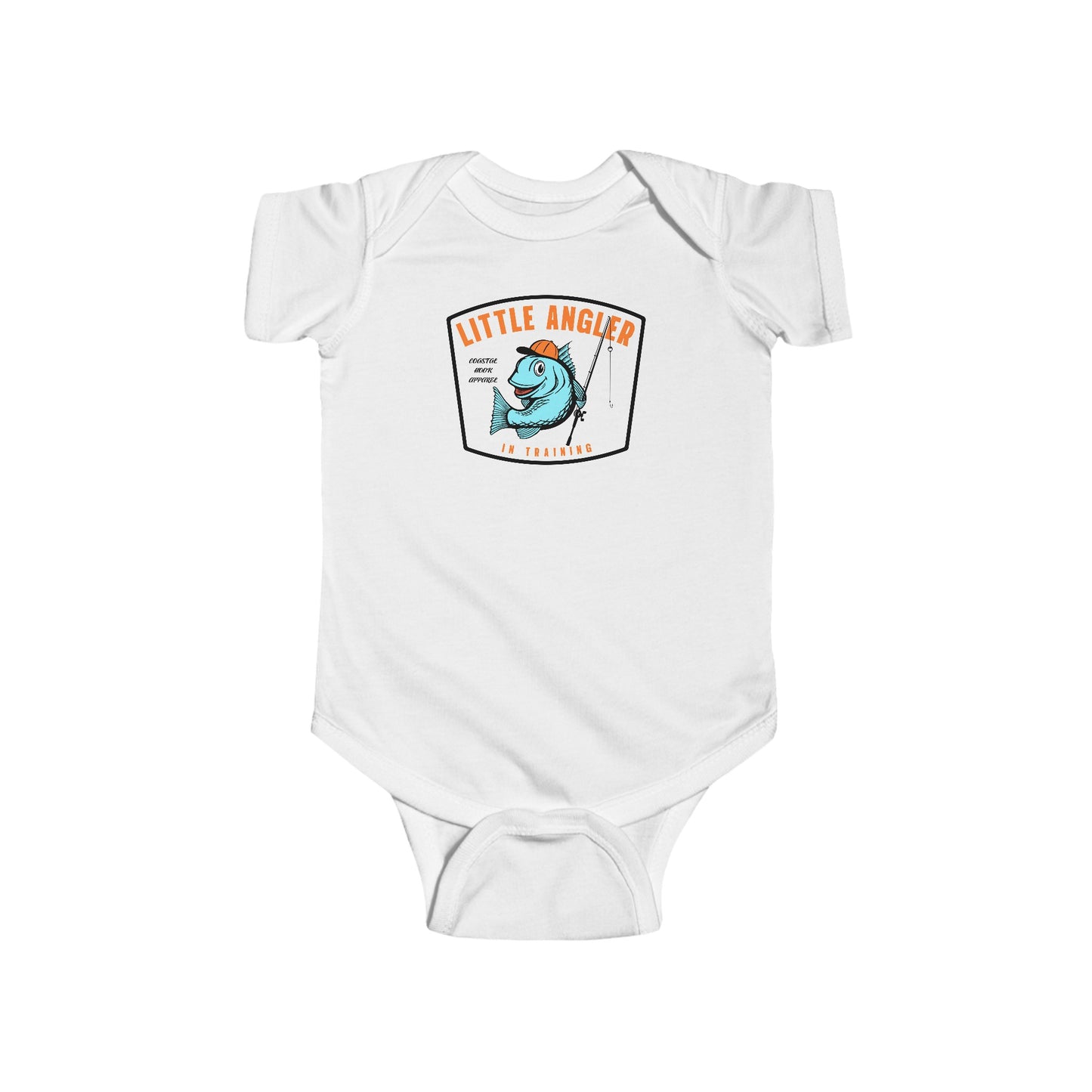 Little Angler In Training Infant Onesie