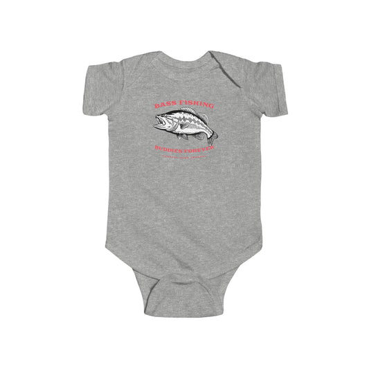 Bass Fishing Buddies Forever Onesie