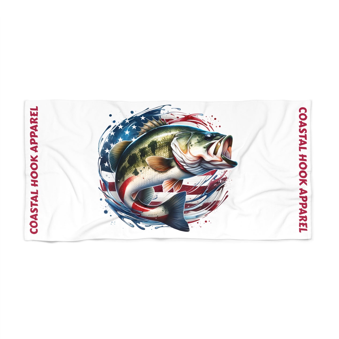 USA BASS Oversized Giant Beach/Pool Towel