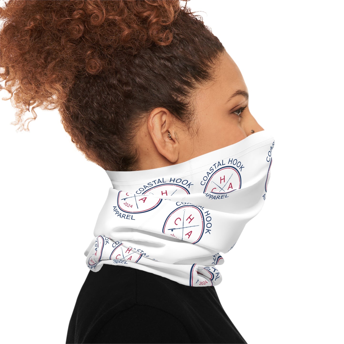 CHA Logo Lightweight Neck Gaiter - White