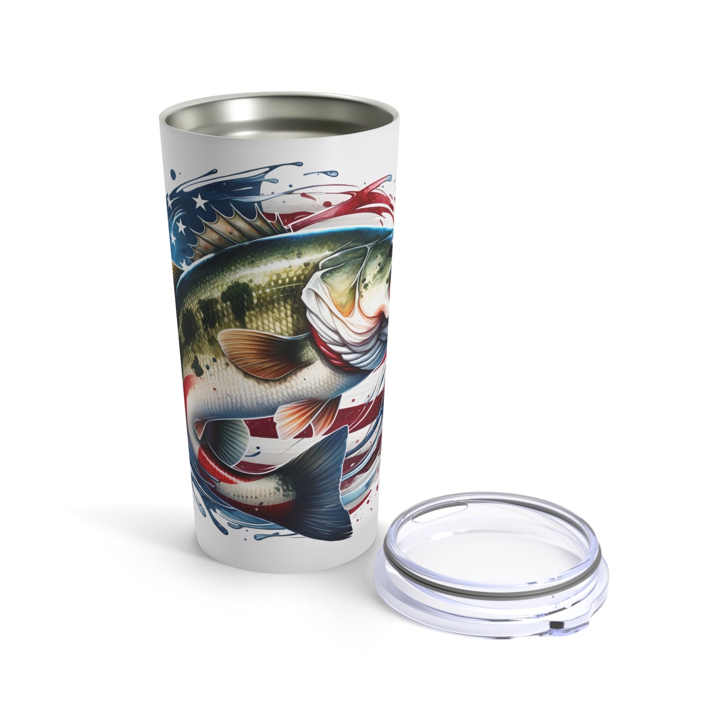 USA Bass Tumbler 20oz