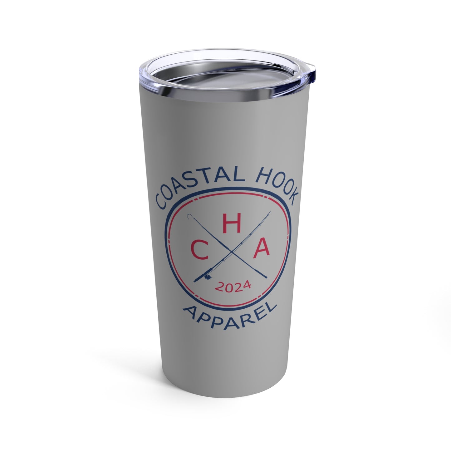 CHA Logo Tumbler 20oz - Light Grey