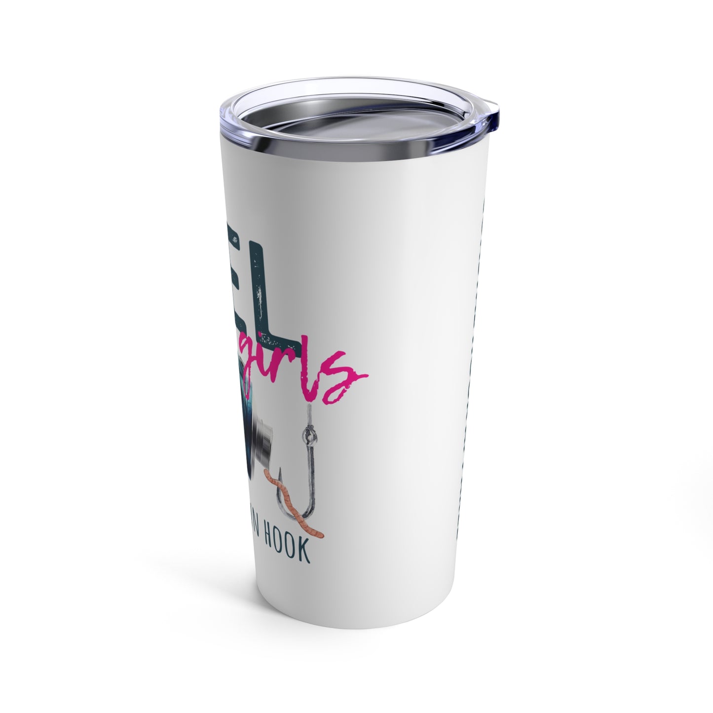 Reel Girls Tumbler 20oz - White