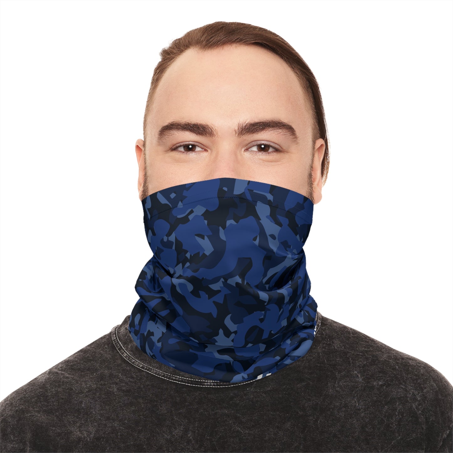 Blue Camo Lightweight Neck Gaiter