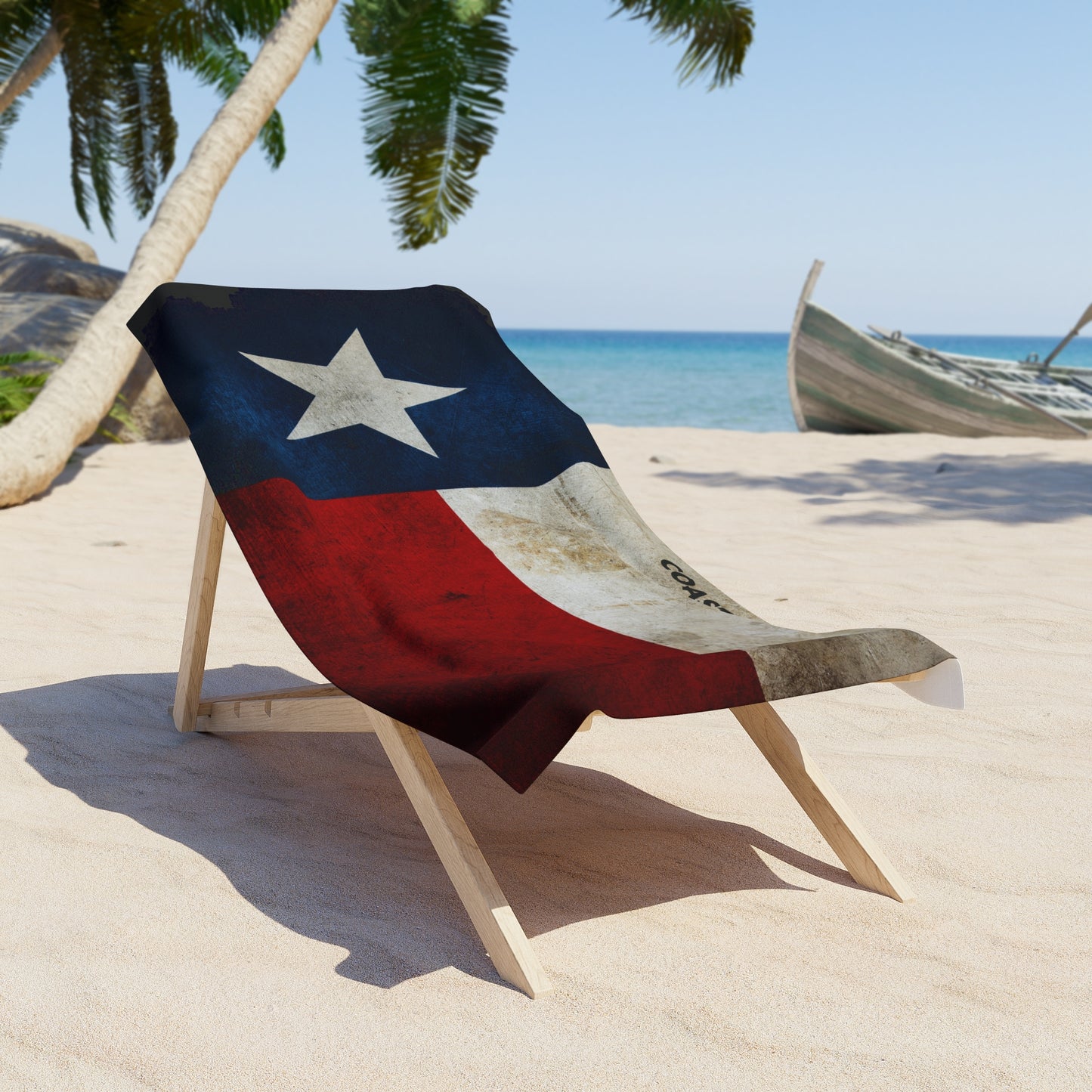 Texas Flag Oversized Giant Beach/Pool Towel