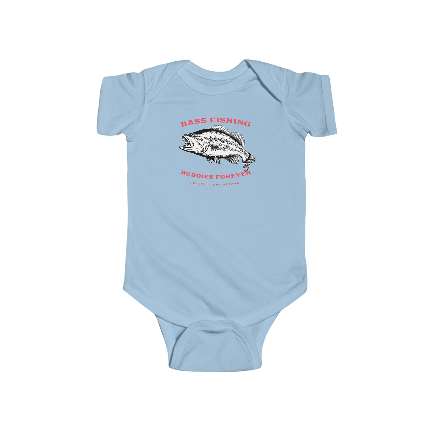 Bass Fishing Buddies Forever Onesie