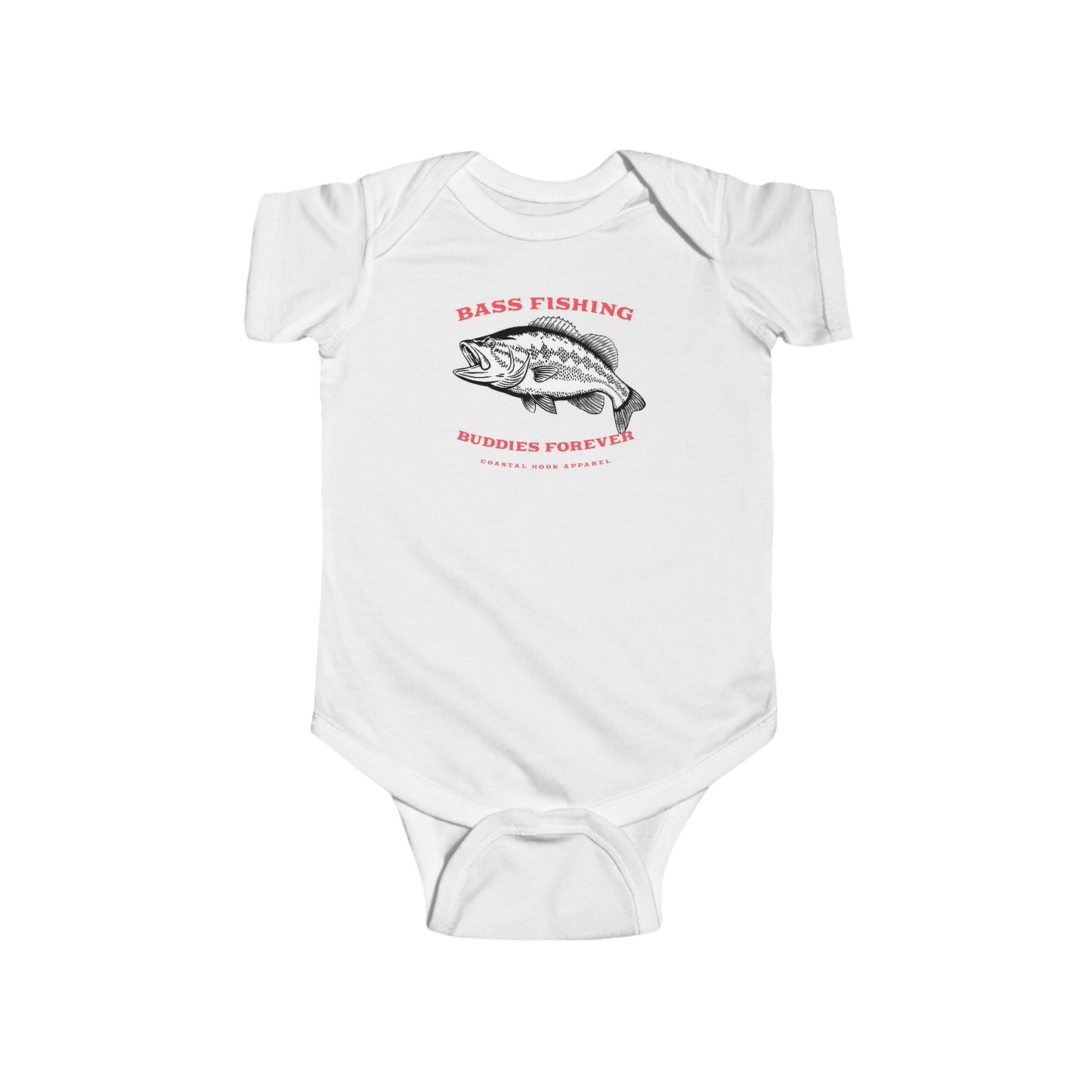 Bass Fishing Buddies Forever Onesie