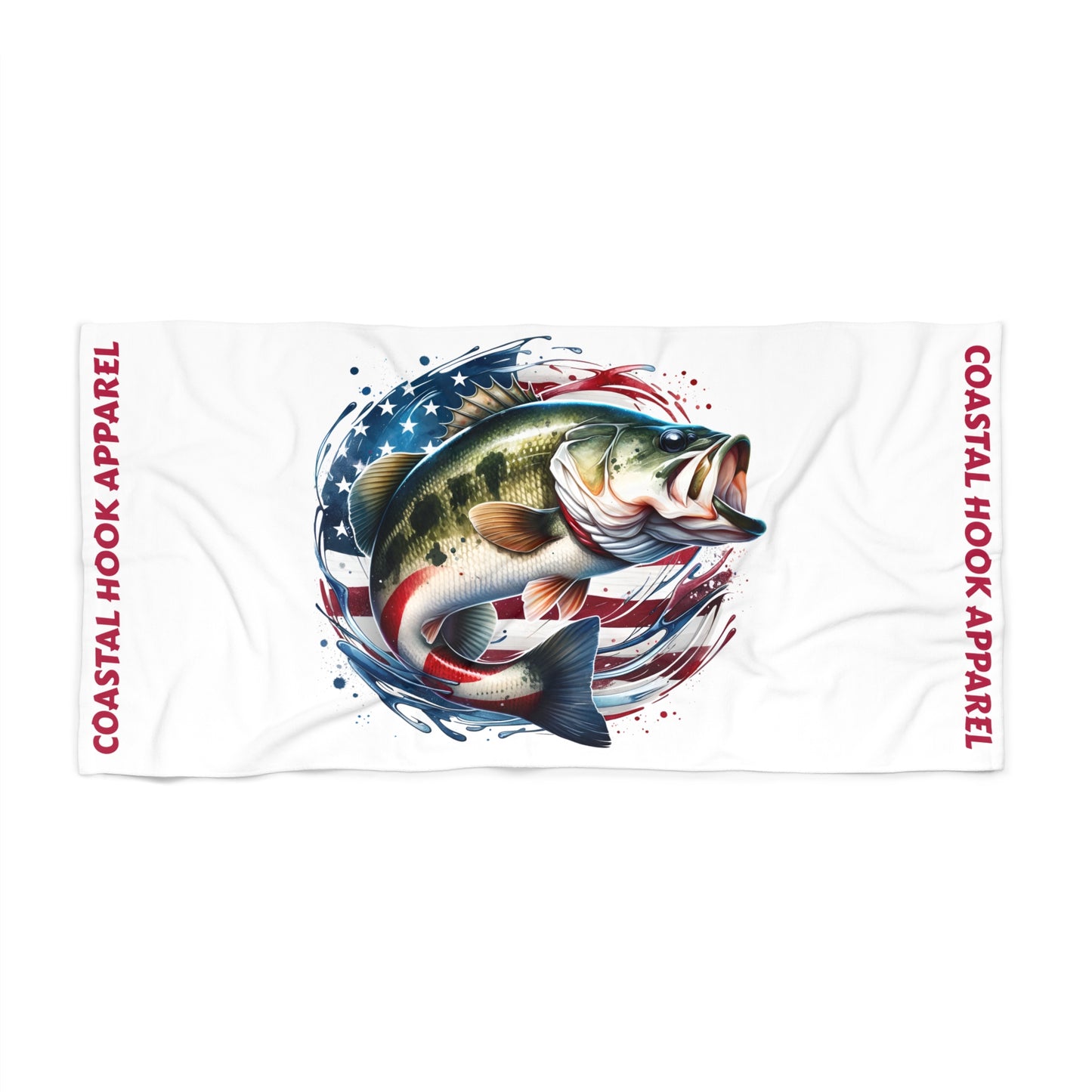 USA BASS Oversized Giant Beach/Pool Towel