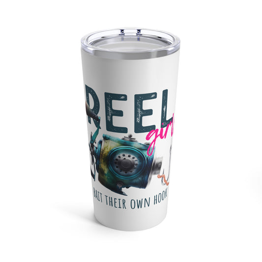 Reel Girls Tumbler 20oz - White