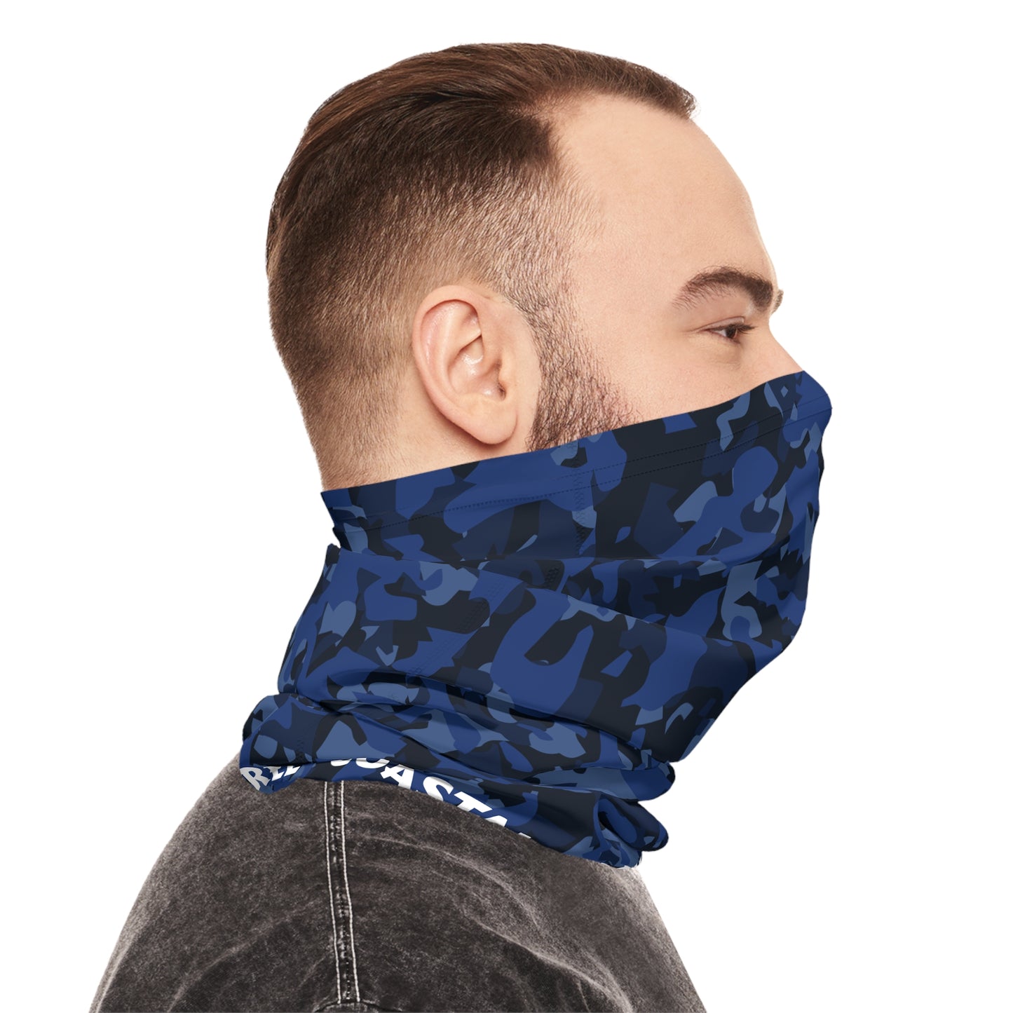 Blue Camo Lightweight Neck Gaiter