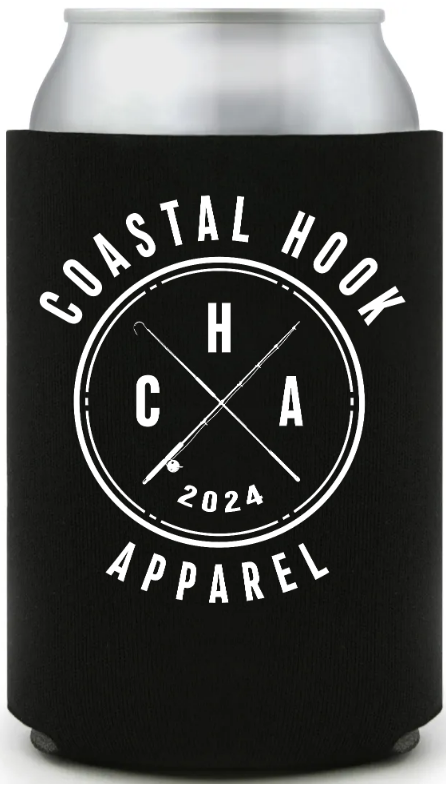 Coastal Hook Apparel Koozie - Black