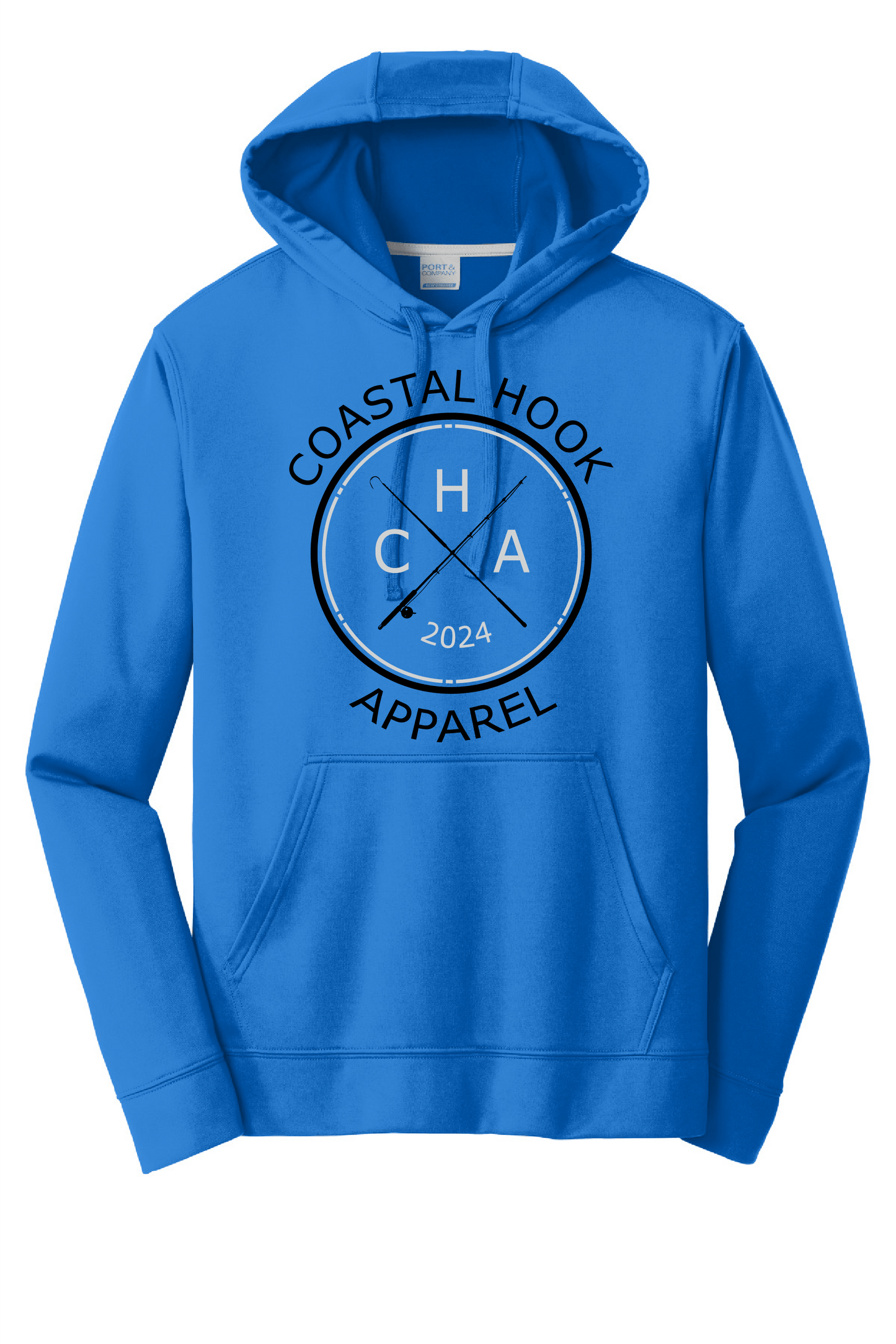 Coastal Hook Apparel Logo Hoodie - Royal