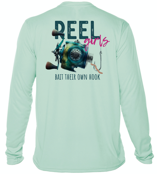 Reel Girls Performance Shirt - Seagrass