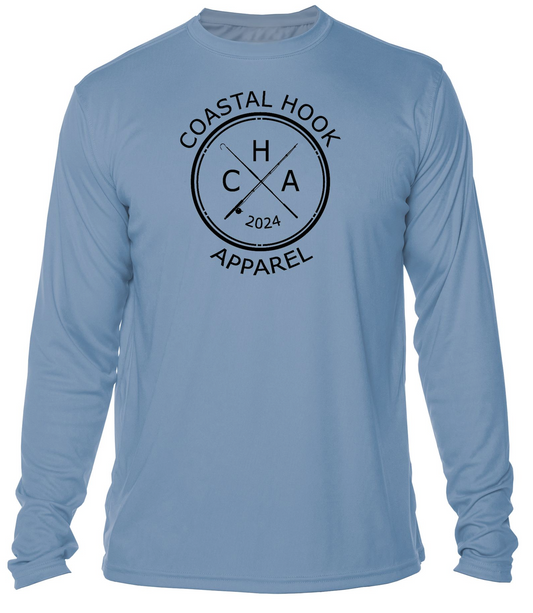 Coastal Hook Performance Shirt - Colombia Blue