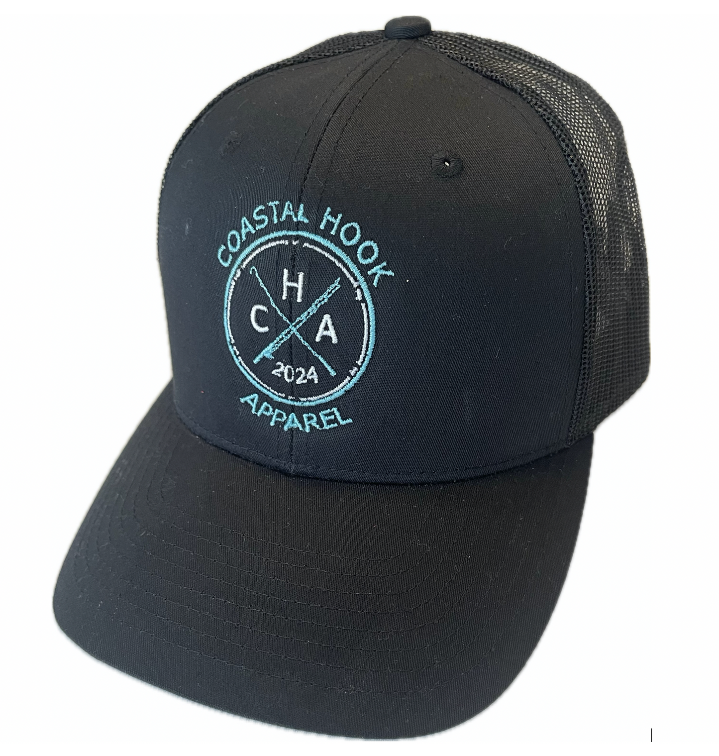 Coastal Hook Apparel Hat - Black